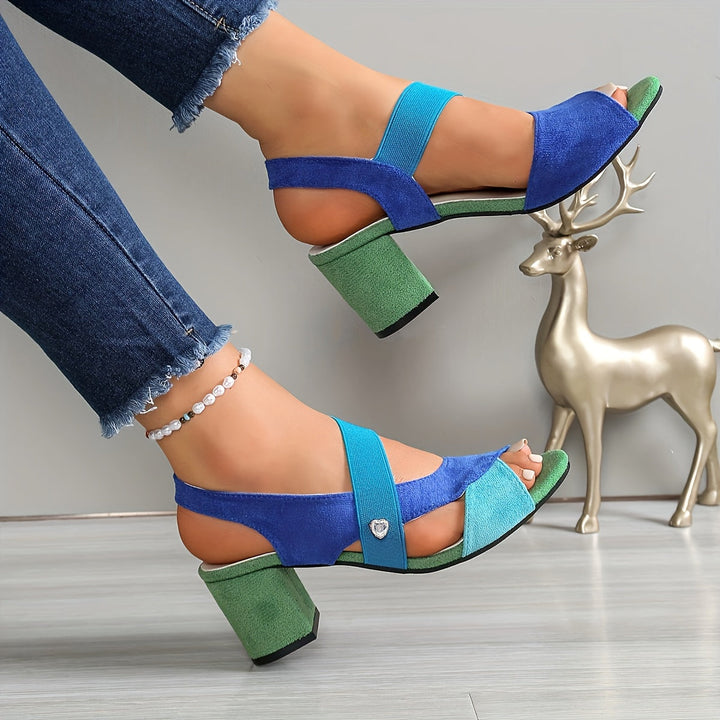 Elara™ | Comfortable Heels with Crisscross Straps