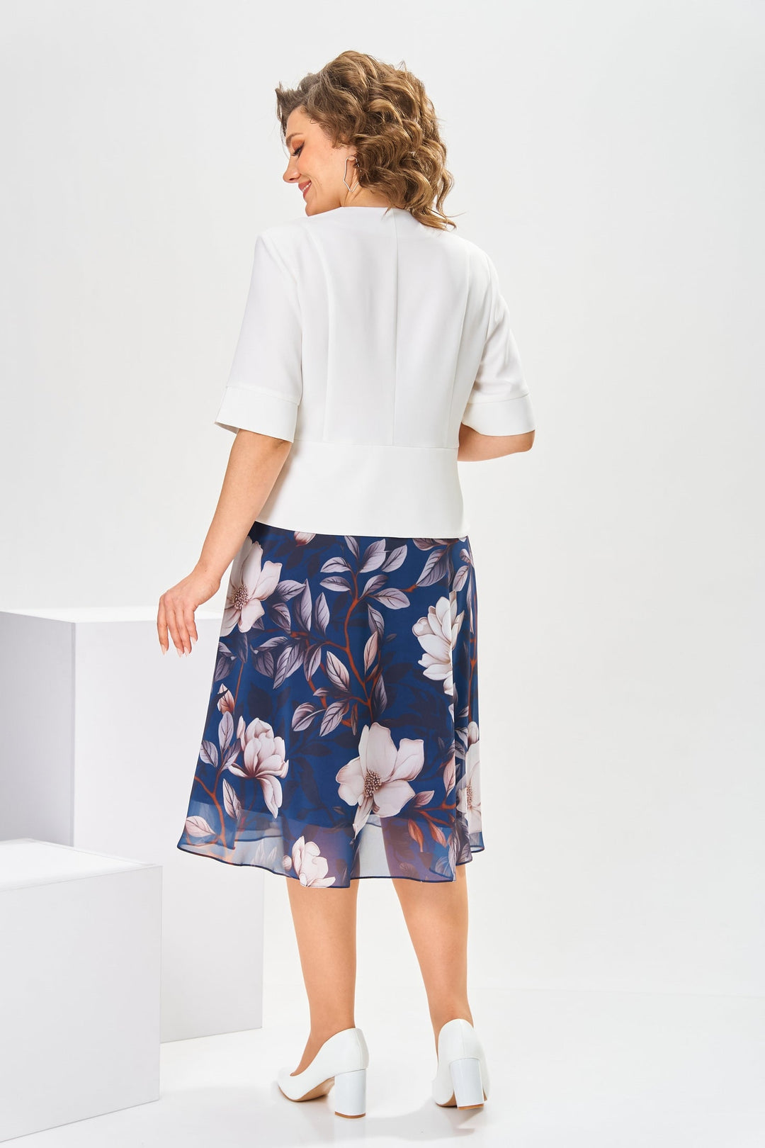 WISTERIA | LUXURY COTTON-SILK BLEND DRESS
