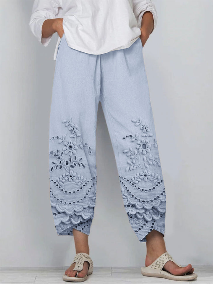 Winslet  Printed Lace Pants