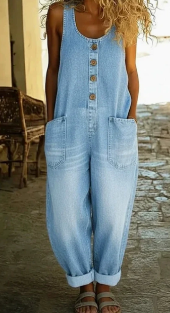 Carmen | Vintage Denim Jumpsuit