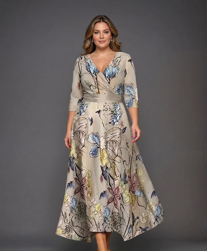 Ysa | Chic Dress with Floral Print