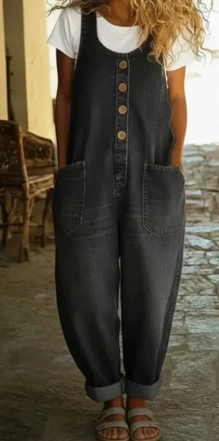 Carmen | Vintage Denim Jumpsuit