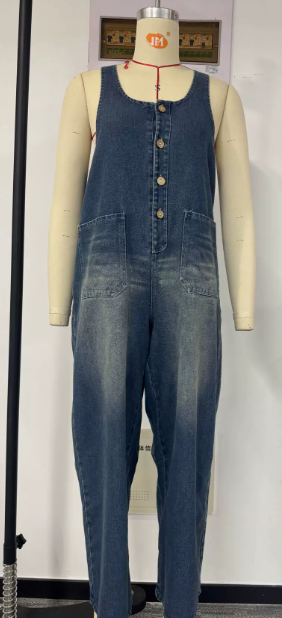 Carmen | Vintage Denim Jumpsuit