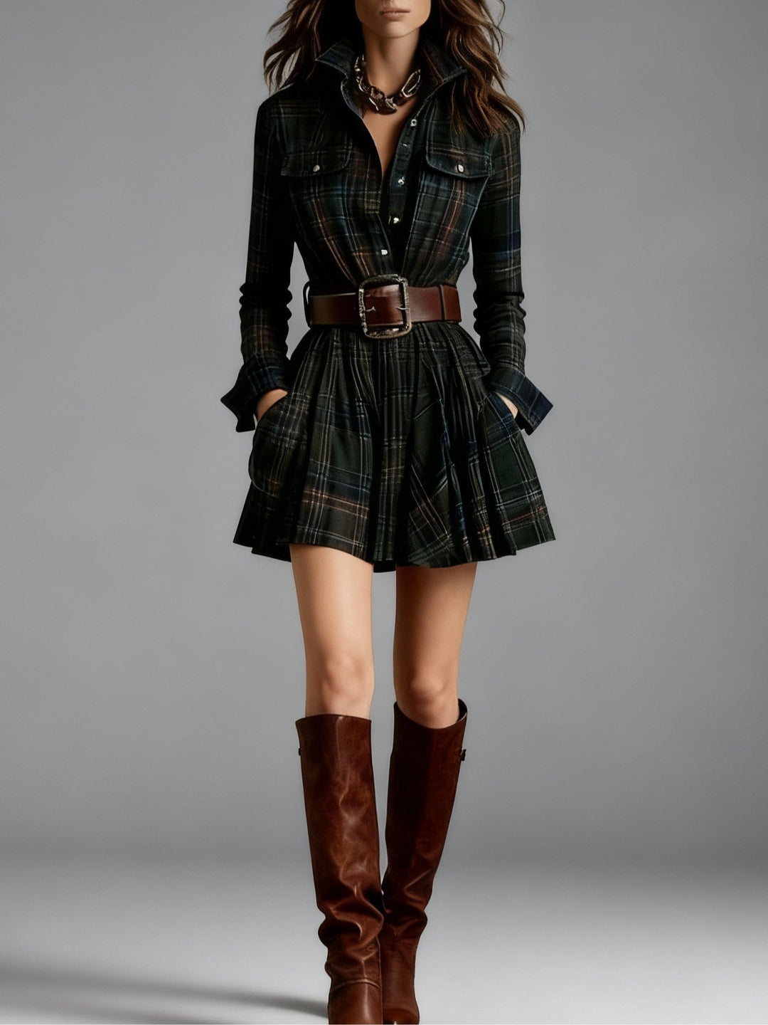 Ruby | Vintage Look Shirt Dress