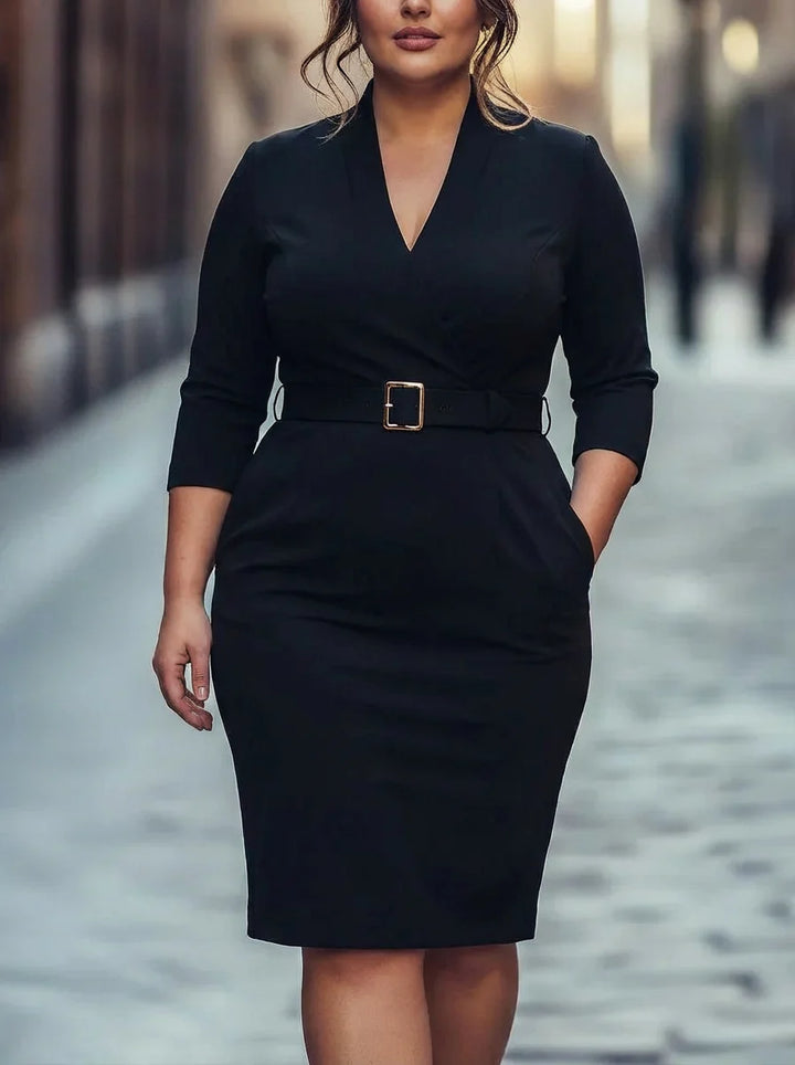 Estelle | The Belted Power Maxi Dress