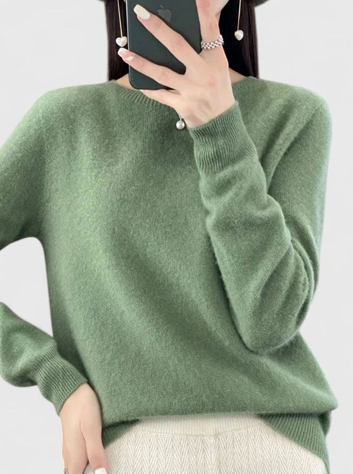 Men's Relaxed-Fit Crew-Neck Comfortable Sweater - Turquoise