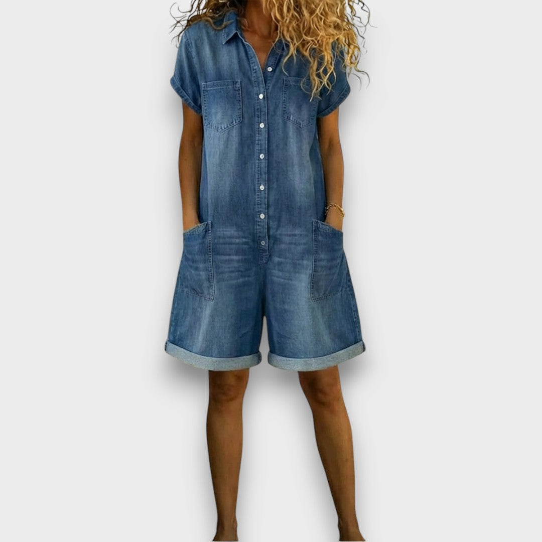 Joan | Vintage Short Utility Overalls