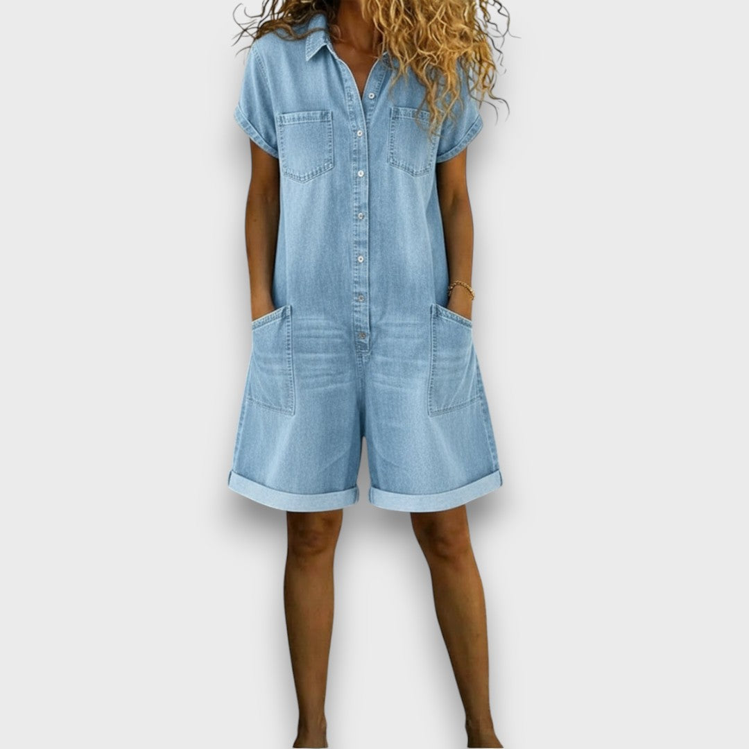 Joan | Vintage Short Utility Overalls