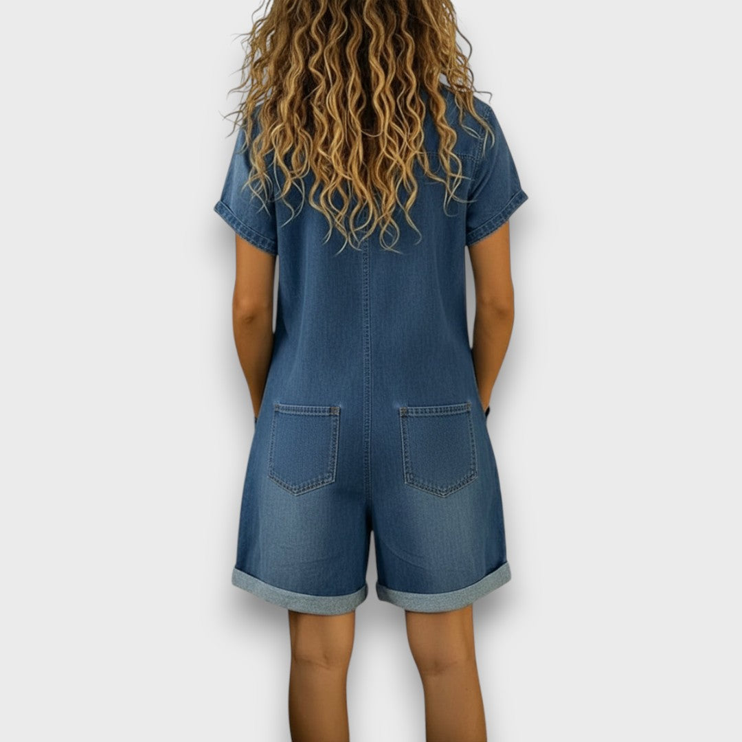 Joan | Vintage Short Utility Overalls