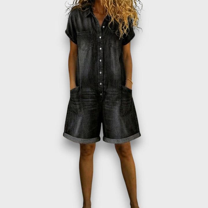 Joan | Vintage Short Utility Overalls
