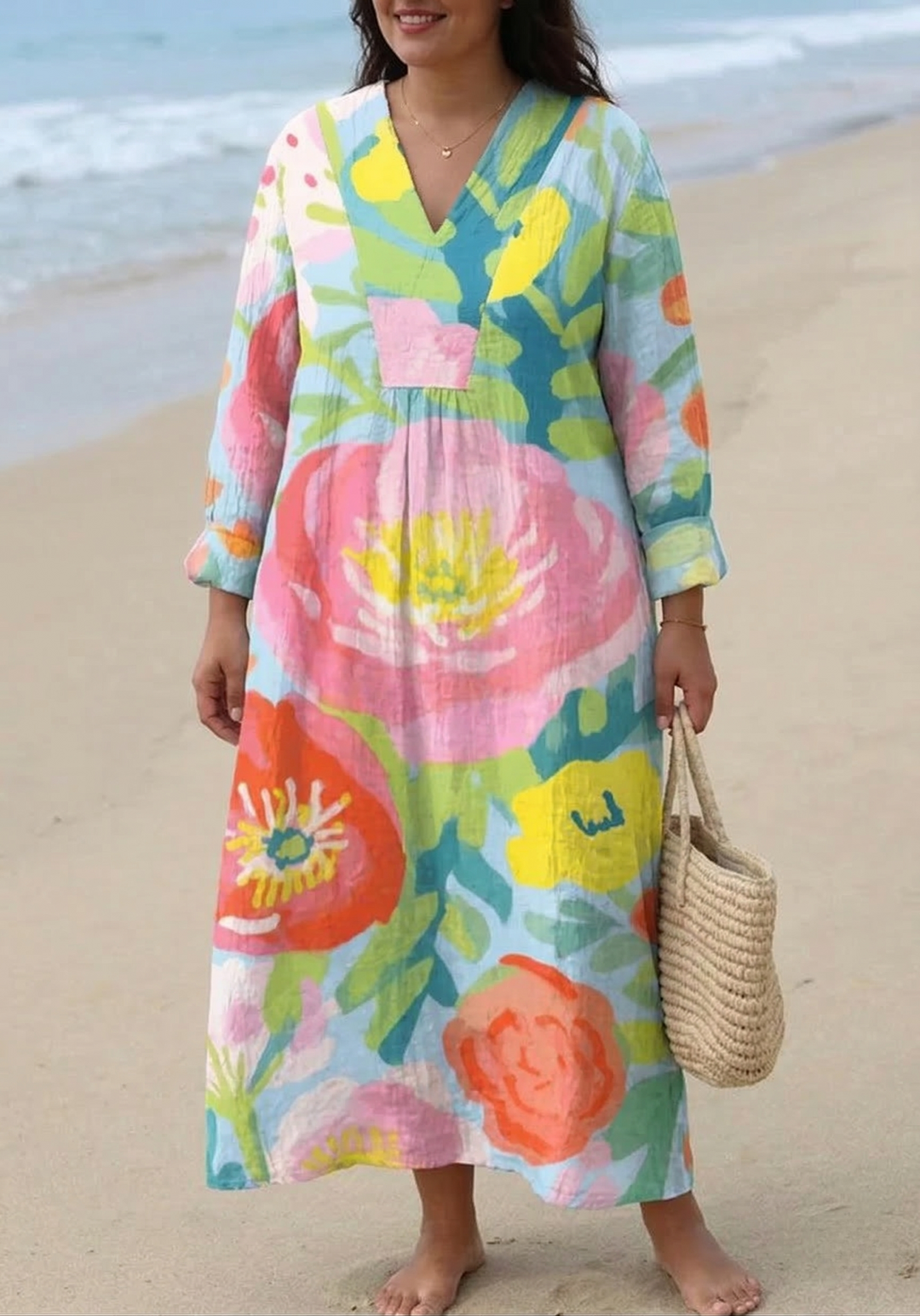 Dina - Cotton Dress Inspired by Artists