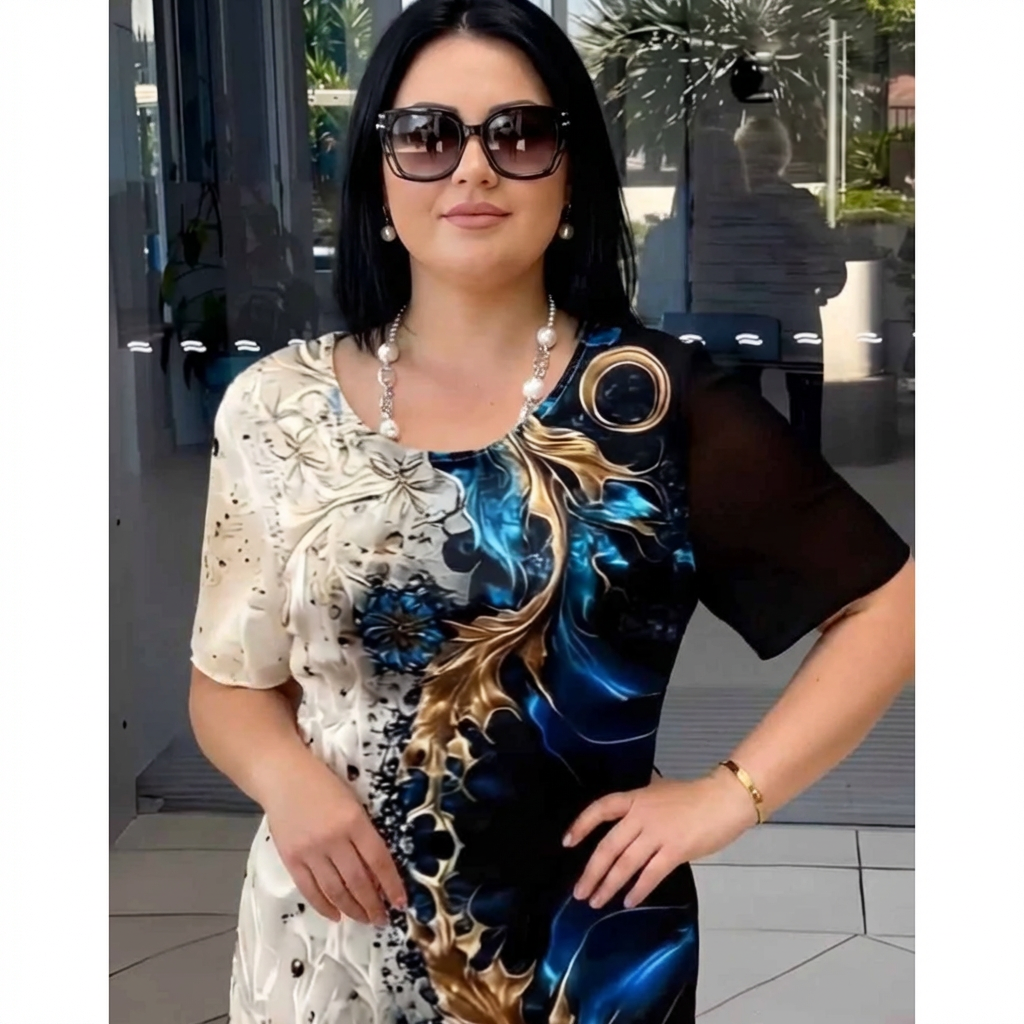 Viviana - Printed Relaxed Dress