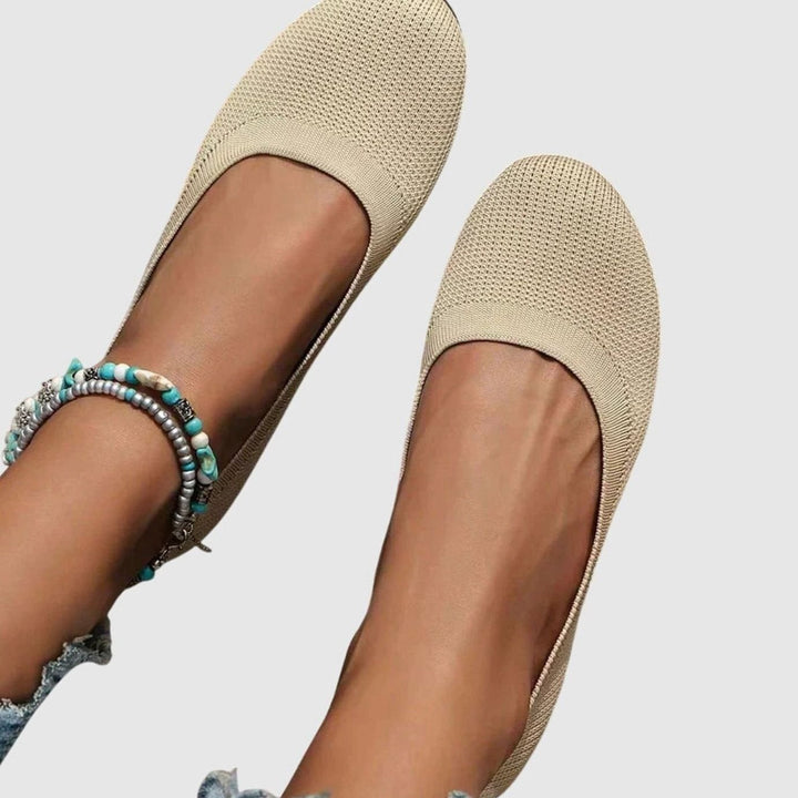 Women's Breathable Knit Slip-On Orthopedic Ballet Flats