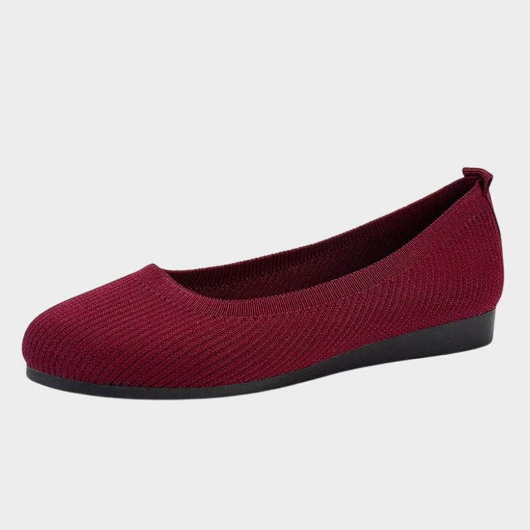 Women's Breathable Knit Slip-On Orthopedic Ballet Flats