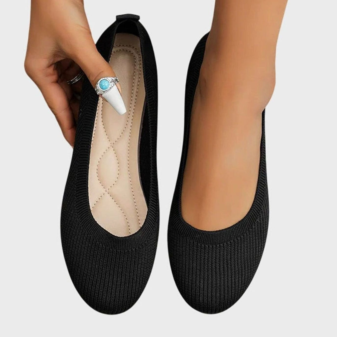 Women's Breathable Knit Slip-On Orthopedic Ballet Flats