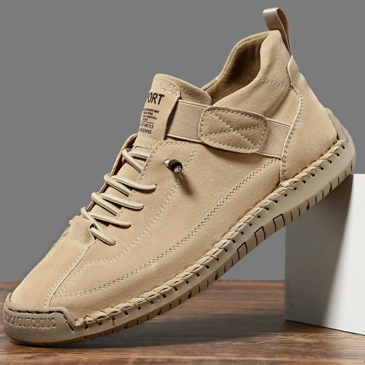 Women's Orthopedic Lace-Up Suede Low-Top Sneakers Wide Fit