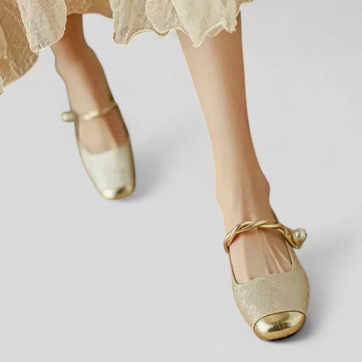 Women's Orthopedic Low Block Heel Mary Jane Shoes
