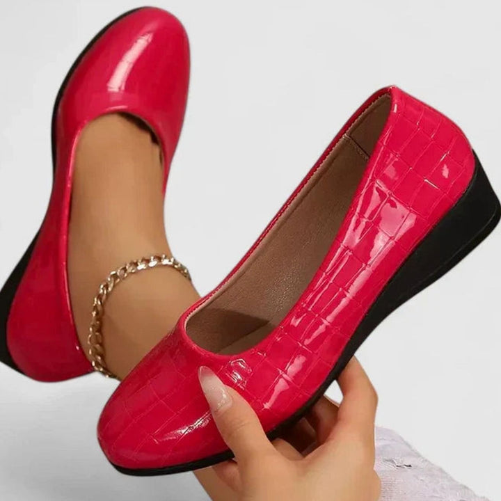 Women's Orthopedic Memory-Foam Wedge Slip-On Loafers
