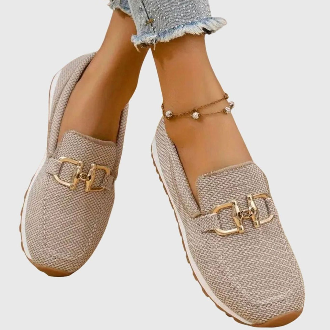 Women's Orthopedic Mesh Slip-On Horsebit Loafers