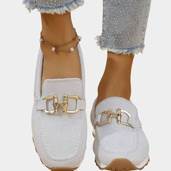 Women's Orthopedic Mesh Slip-On Horsebit Loafers