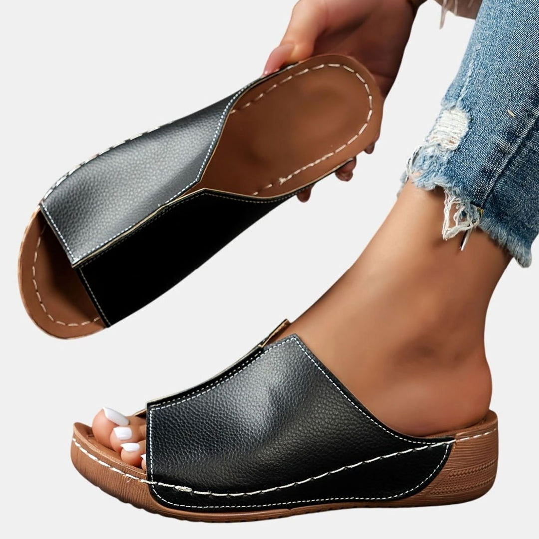 Women's Orthopedic Open-Toe Sandals Wedge Slide
