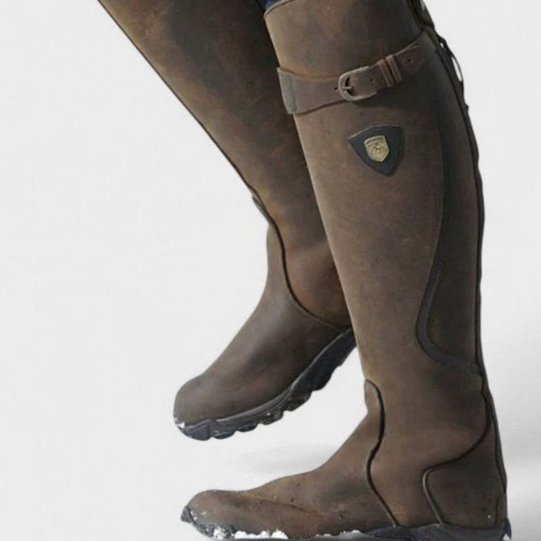 Women's Orthopedic Tall Buckle Riding Boots