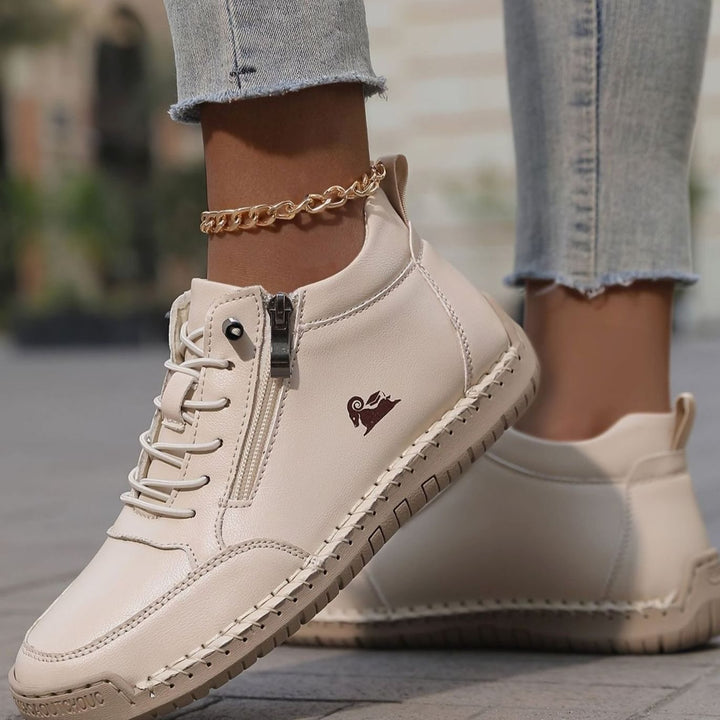 Women's Orthopedic Wide Toe Box Lace-Up Ankle Boots Non-Slip
