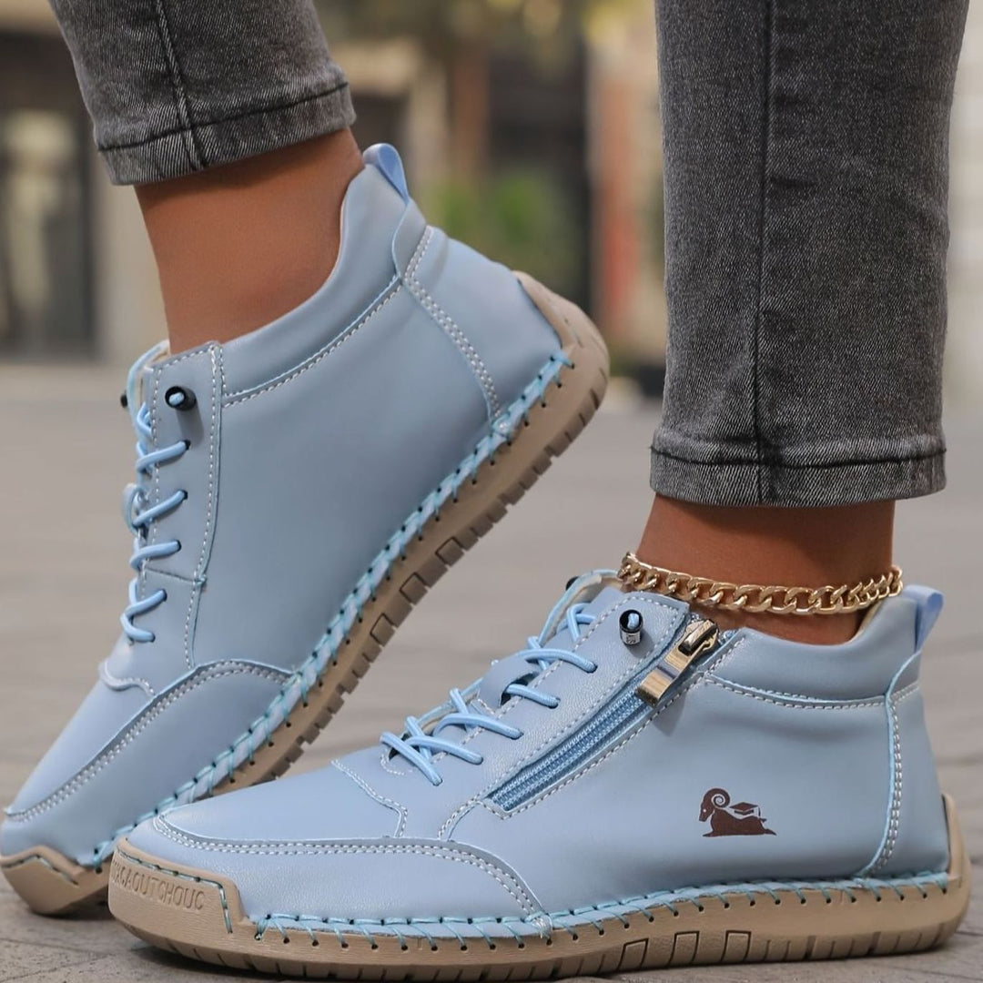 Women's Orthopedic Wide Toe Box Lace-Up Ankle Boots Non-Slip
