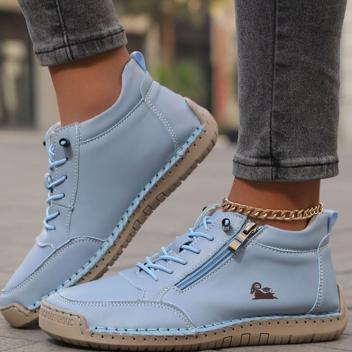 Women's Orthopedic Wide Toe Box Lace-Up Ankle Boots Non-Slip