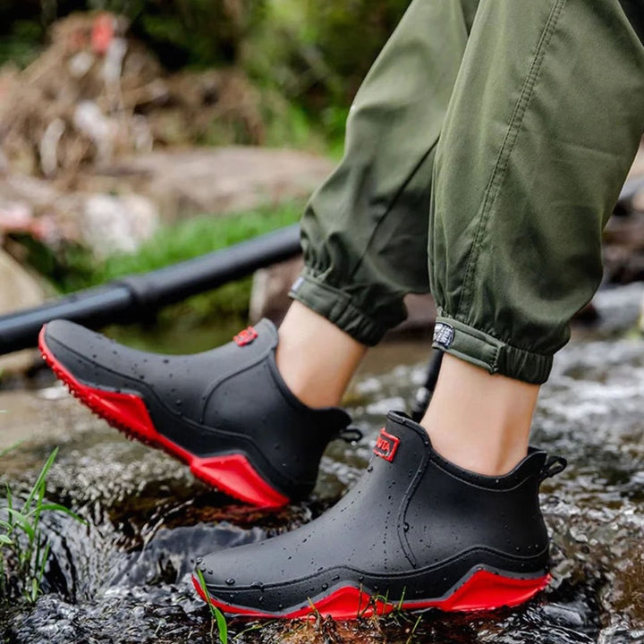 Women's Waterproof Chelsea Slip-On Rain Boots