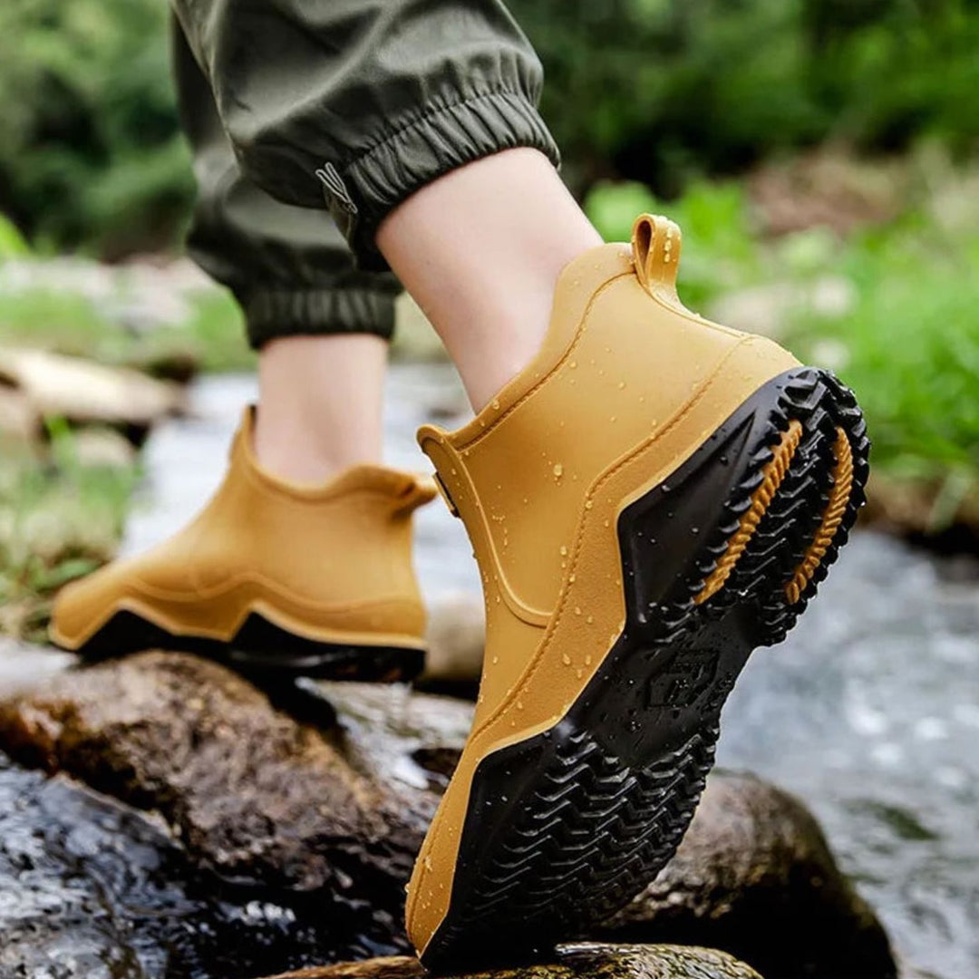 Women's Waterproof Chelsea Slip-On Rain Boots